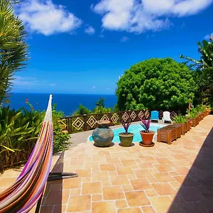  Hébergement de vacances Ti'roucou 3 étoiles - Vue Et Piscine Privée Sans Vis à Vis Guadeloupe